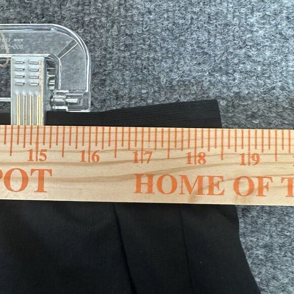 Calvin Klein Dress Pants Mens 36x32 (37x30.5) Black Flat Front Mid Rise Adult - Picture 6 of 9